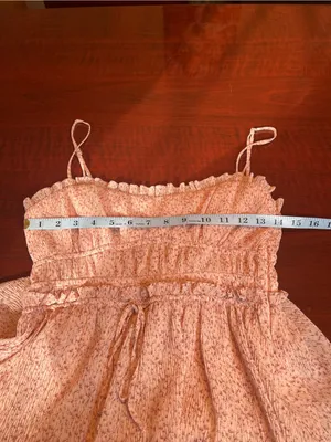 ASTR The Label Harriet Tiered Midi Dress Cottagecore Fairy High Slit Dress Sz S thumbnail 7