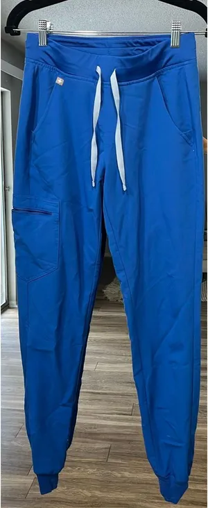 FIGS Royal Blue Jogger Scrub Pants TALL thumbnail 1
