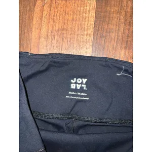 JoyLab Black High-Waist Athletic Leggings with Contrast Stitching thumbnail 2