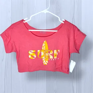NWT ONEILL Women’s Cropped Summer Surf Tee thumbnail 2