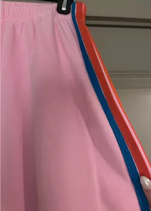 Aviator Nation Sweatpants 5 Stripe Neon Pink thumbnail 5