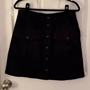 Banana Republic Black 10 Steppe Linen-Blend Mini Skirt New With Tags NWT thumbnail 1