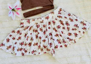 Free People Floral Shorts thumbnail 1