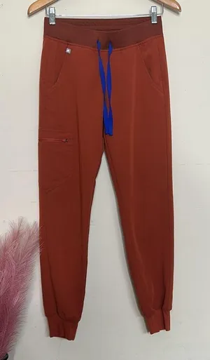 FIGS • Zamora jogger scrub pants in sold out auburn color thumbnail 18