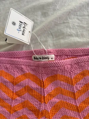 Kulani Kinis Chevron Knit Micro Short new nwt thumbnail 5