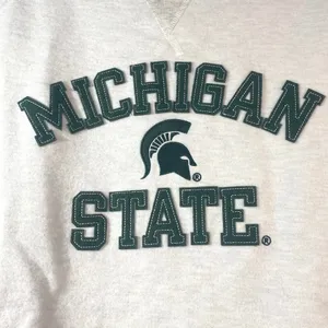 Michigan State Spartans Appliqued Fanatics NWOT Sweatshirt Womens Med thumbnail 3