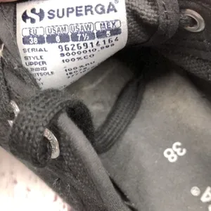 Super GA black sneakers size 38 thumbnail 9