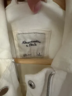 Abercrombie White Denim Jacket thumbnail 2