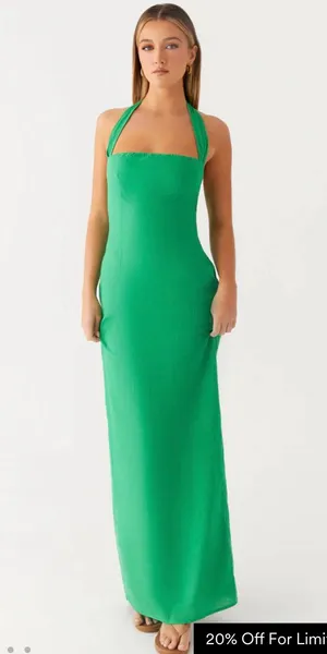 Peppermayo Green maxi dress thumbnail 1