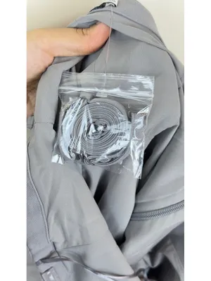 Abercrombie & Fitch NWT Gray Strapless Pleated Skort Mini Dress Y2K Size M thumbnail 10