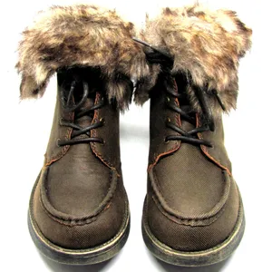 ROCKET DOG Faux Fur Trim Combat Moto Ankle Boots thumbnail 3