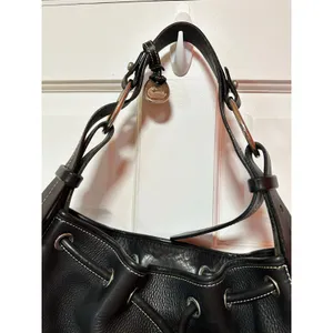 Vintage Dooney & Bourke Black Hobo Bag thumbnail 5