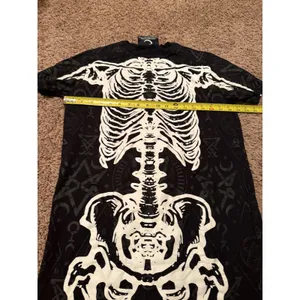 Killstar Black T Shirt Skeleton Dress Size Small Goth Rock Grunge Mythical thumbnail 5