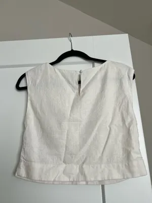 Abercrombie Linen Top White thumbnail 4