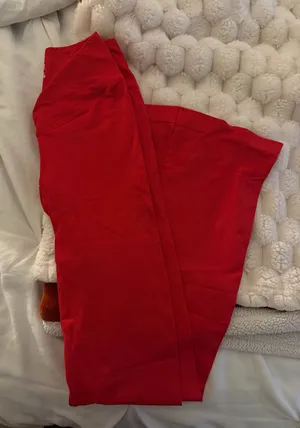 Oqq flared pants Red thumbnail 1