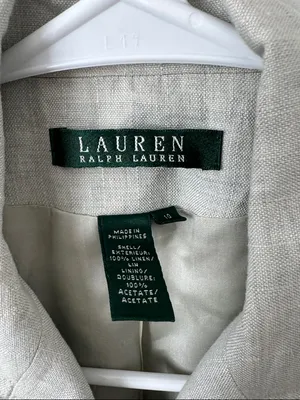 Lauren Ralph Lauren 100% Linen Suit SET Size: 6/10 thumbnail 2