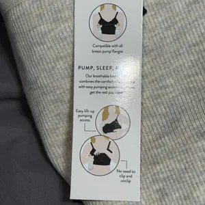 Kindred Bravely Sublime Bamboo Hands-Free Pumping Lounge & Sleep Bra L-Busty New thumbnail 4