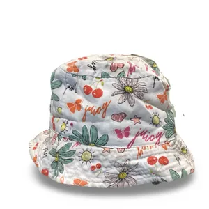 Juicy Couture Floral Print Bucket Hat thumbnail 2
