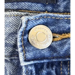 EUC Aeropostale Vintage High Rise Shorty Womens Jean Shorts, Distressed, Blue 6 thumbnail 8
