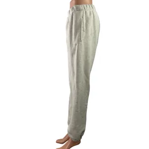 Madhappy Womens Beige Elastostic Waist Tapered Leg Lounge Jogger Sweat Pants M thumbnail 2