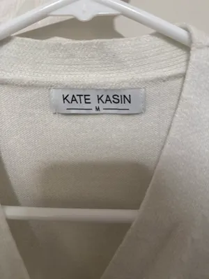 Kate Kasin White Cardigan M Size M thumbnail 2