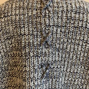 Gray Varsity Stripe Sleeve Cardigan thumbnail 5