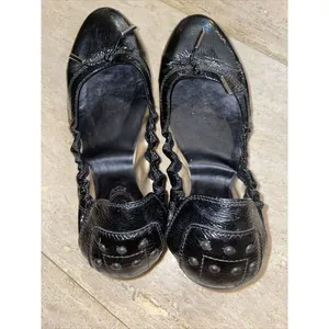 Womens JP TODS Black Ballet Flats/Shoes‎ 39 Made In Italy thumbnail 5