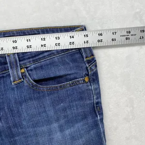 Adriano Goldschmied The Damsel Jeans Womens 28R Blue Denim Straight‎ Made In USA thumbnail 2