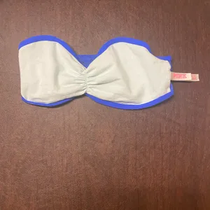 VS PINK bandeau blue lace Medium Coquette Whimsigoth Romantic‎ Fairy thumbnail 4