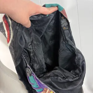 Rising International Vintage Art Deco Embroidered Floral Pattern Crossbody Tote thumbnail 8