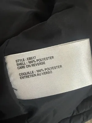 Eddie Bauer Women’s Black Zip Up Best Mountain Logo Size L NWOT thumbnail 9