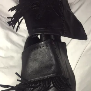 House of Harlow 1960 39.5 knee fringes boots thumbnail 12