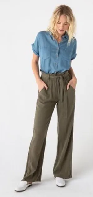 Thread & Supply wide leg paper bag denim Y2K pants thumbnail 1