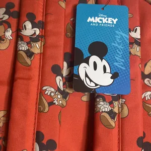 NWT Disney Mickey Mouse & Minnie Mouse print Coral Classic Backpack thumbnail 7