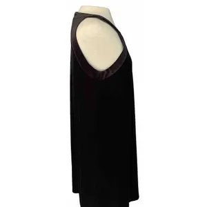 VTG Betsey Johnson Halter Dress Size 10‎ Black Velvet Cocktail Party Formal LBD thumbnail 3