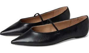 Sam Edelman Women Nesta Mary Jane Flat Black Leather Size 6.5 Ballet Pointed Toe thumbnail 1