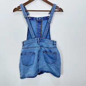 Pacsun Denim Overall Mini Skirt‎ Medium Wash Women's Size Small thumbnail 5