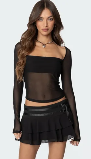 Edikted Mesh Top thumbnail 1
