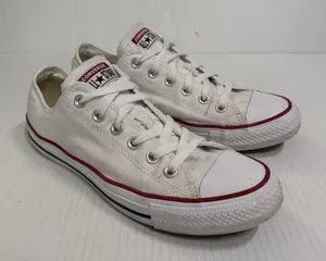 Converse Chuck Taylor All Star Shoes Mens 7 Womens 9 White Canvas Sneakers M7652 thumbnail 1