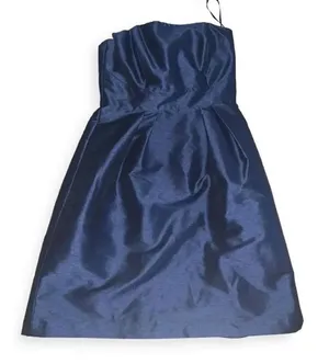 Alfred Sung strapless satin twill bow dress thumbnail 1