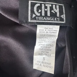 VTG Y2K City Triangles Fairy Core Whimsigoth Black Mesh Dress thumbnail 8