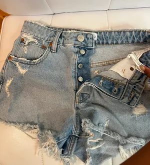 Zara Denim Shorts thumbnail 3