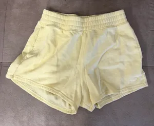 Hollister Yellow Fleece Shorts thumbnail 1