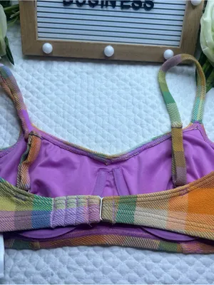 Billabong Warm Waves Lila DD Bralette Bikini Top Small NWT thumbnail 5
