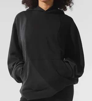 Alo Yoga Make Waves Hoodie Vintage Black Tonal XXS thumbnail 1