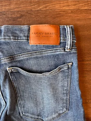 Lucky Brand Womens Jeans Mid-Rise Crop Ava Size 10/30 Medium Wash Denim Blue thumbnail 5