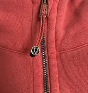 Lululemon Scuba Oversized Half-Zip Hoodie Raspberry Cream M/L 🍋 thumbnail 3