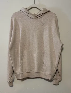 Gymshark Rest Day Hoodie Beige Marl thumbnail 1