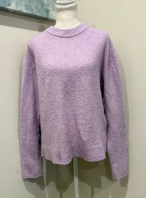 American Eagle Outfitters Lavender Crewneck Sweater thumbnail 1