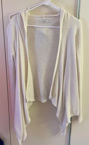 Abercrombie White Cardigan thumbnail 1